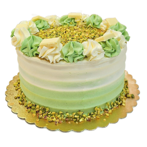 Pistachio White Chocolate Cake