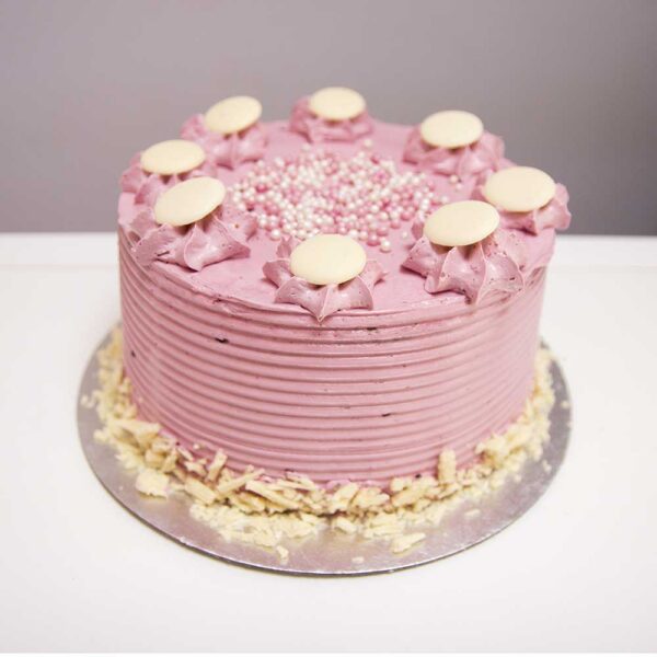 Raspberry White Chocolate Cake