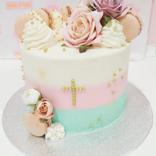 Floral 3-Tone Cake