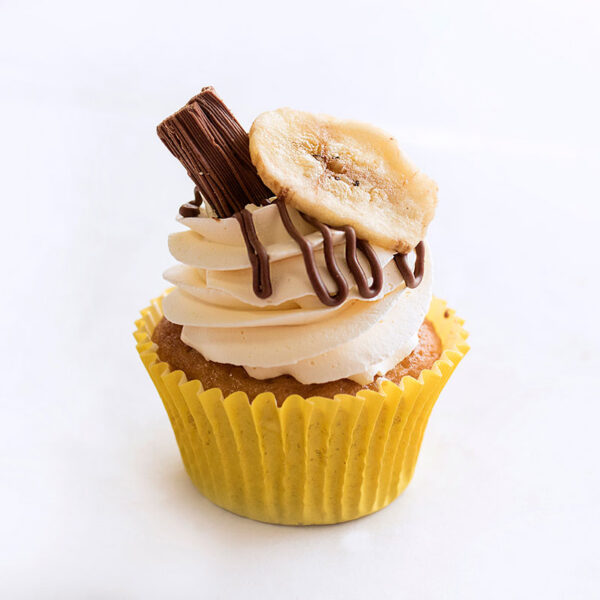 Banana Nutella Cupcake